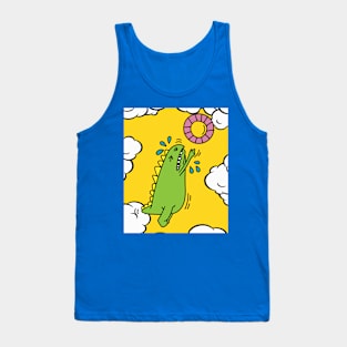 Kite Motif Child Funny Kite Tank Top